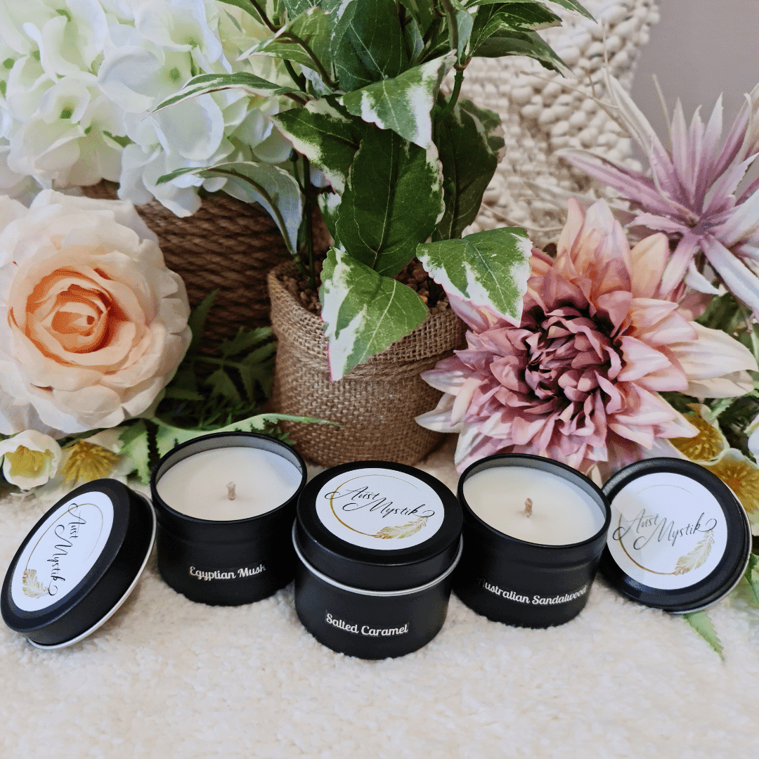 2oz Matte Black Travel Tin