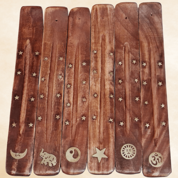 Brass Timber Incense Holder