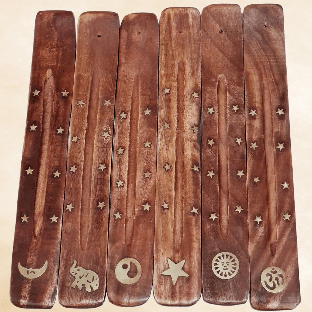 Brass Timber Incense Holder